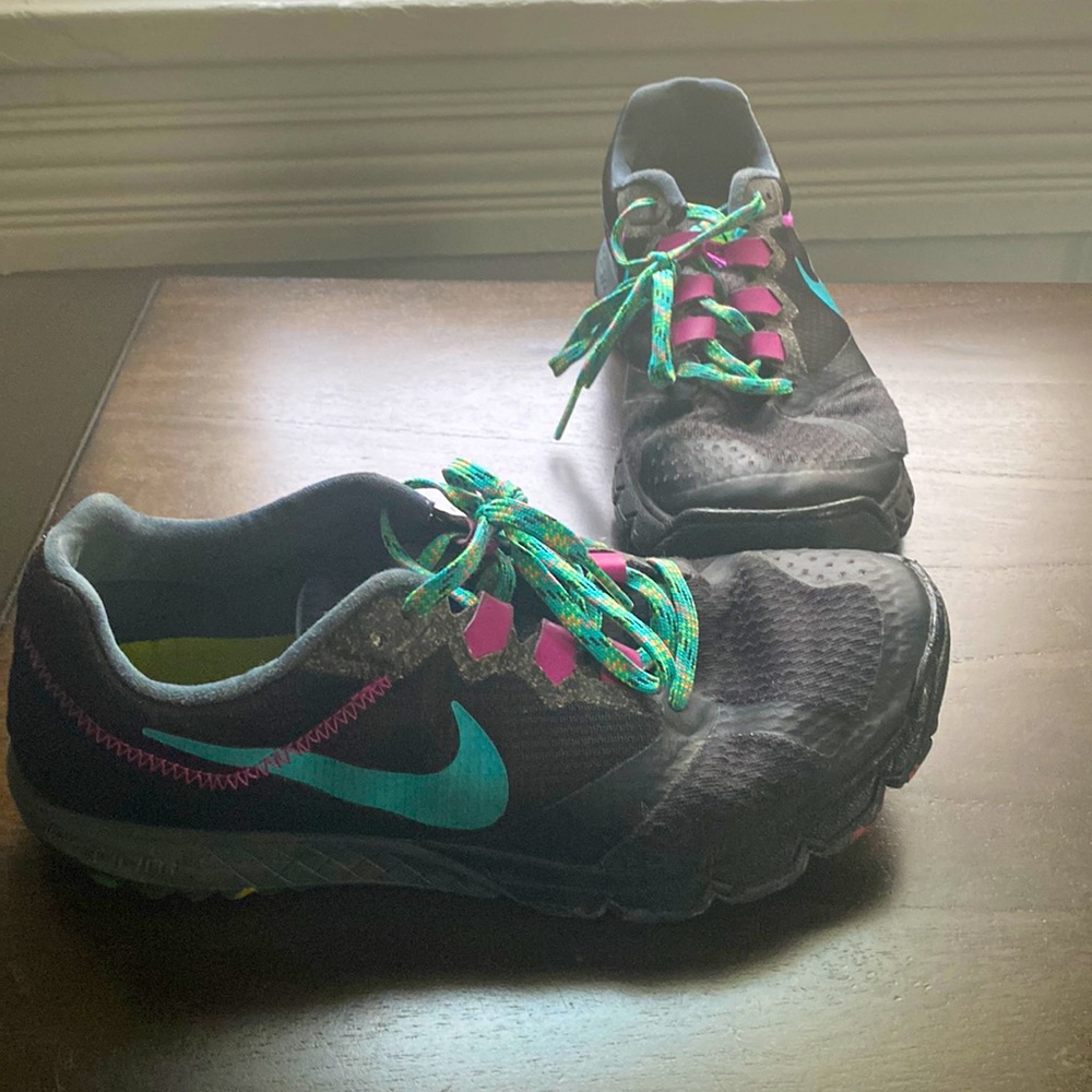 Nike Running Sneakers- Black/MultiColored